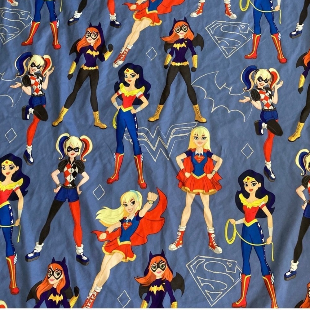 DC SuperHero Girls Twin Flat Sheet Only